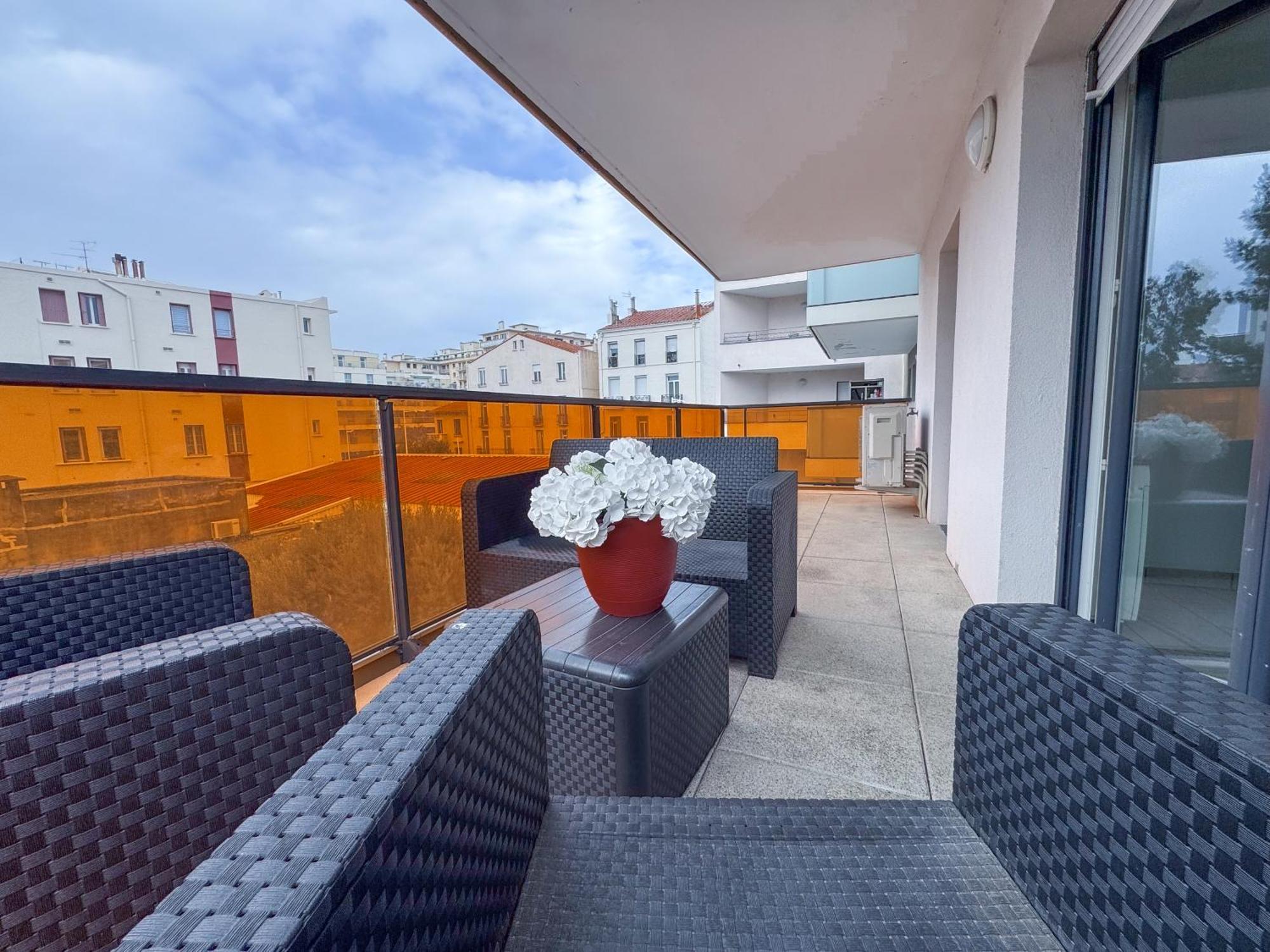 Appart neuf climatisé avec parking Perpignan Extérieur photo