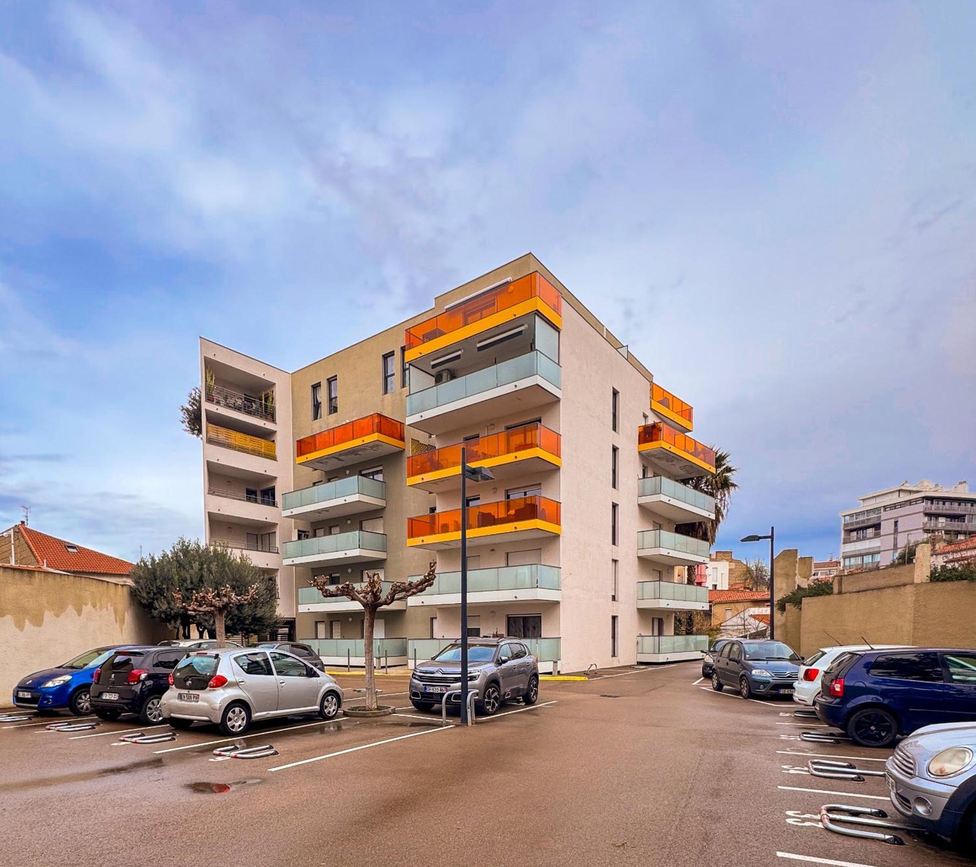 Appart neuf climatisé avec parking Perpignan Extérieur photo